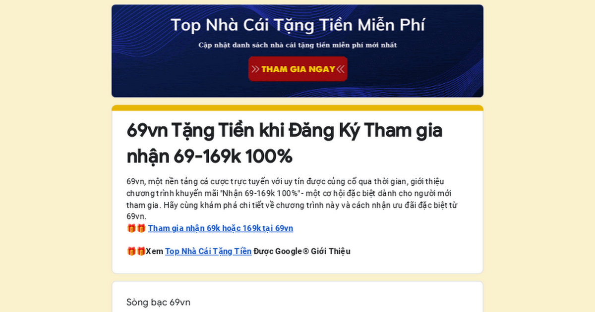 Lợi ích của chương trình nhận thưởng 169k